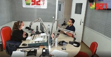 Esdras Floriani Holderbaum no programa 92.7FM